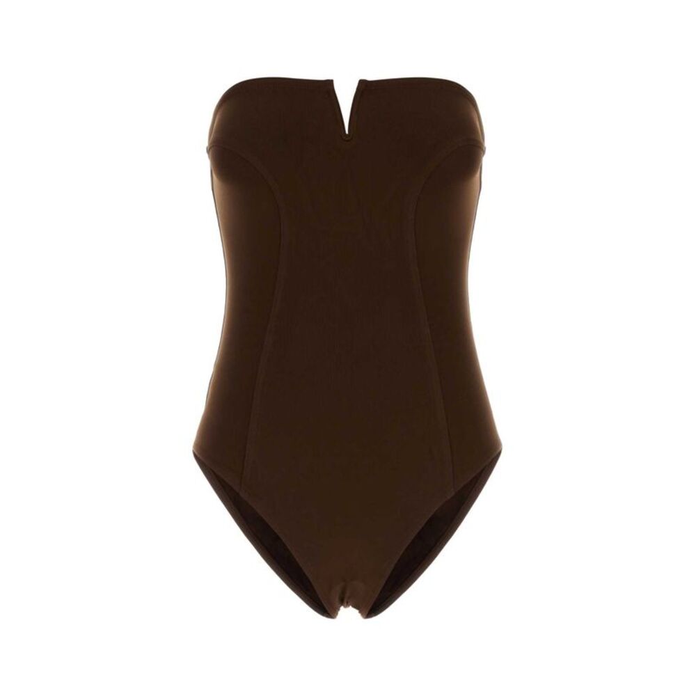 Eres Women Brown Stretch Nylon Apparence Swimsuit